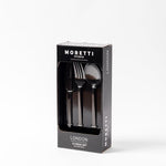 Moretti London Cutlery Set Black 12 Piece