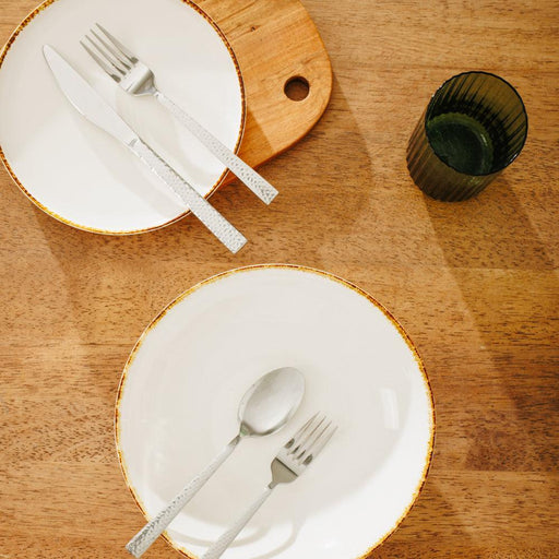 Moretti Manhattan Cutlery Set Hammered 16 Piece-Cutlery Sets