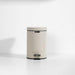 Moretti Matt Finish 3L Pedal Bin - Cream