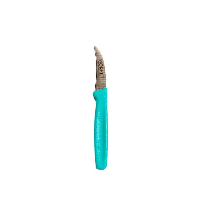 Moretti Pro Peeling Knife 2.5 Inch - Turquoise-KITCHEN