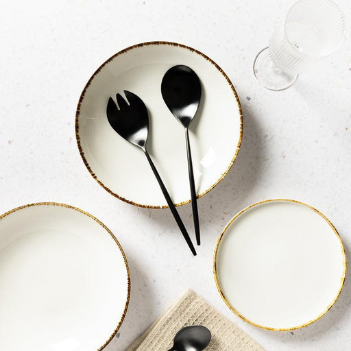 Moretti Salad Server Set Black-KITCHEN