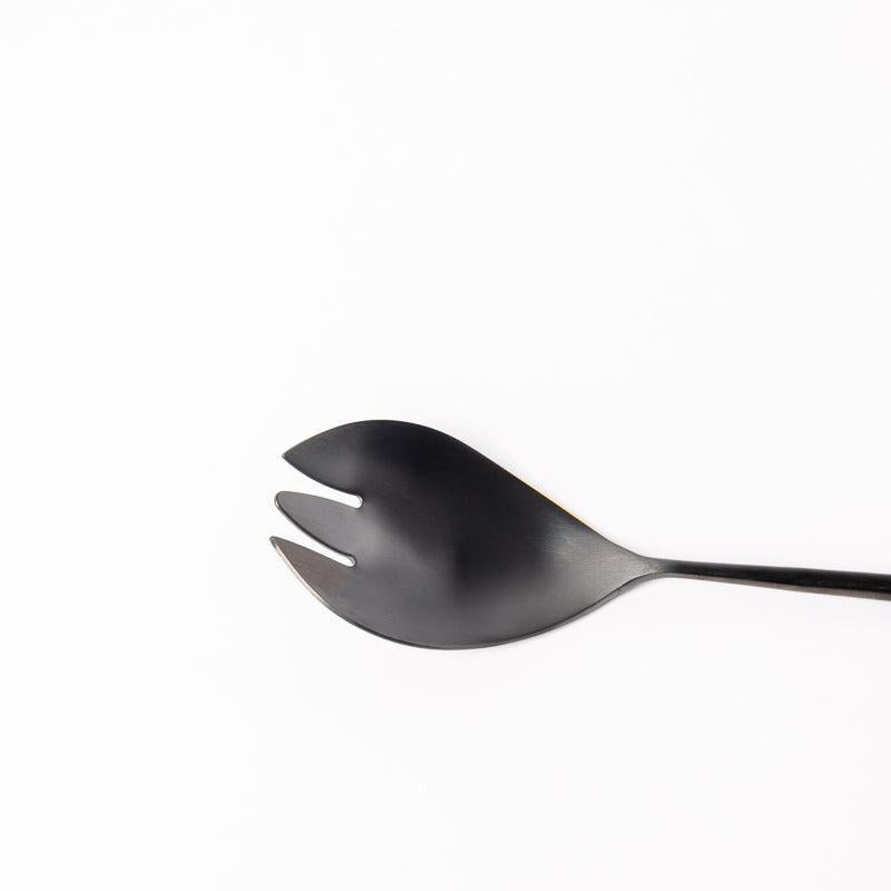 Moretti Salad Server Set Black-KITCHEN