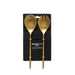 Moretti Salad Server Set Gold-KITCHEN