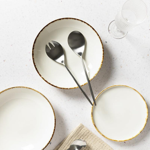 Moretti Salad Server Set Stainless Steel-KITCHEN