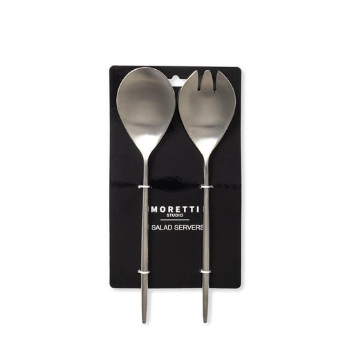 Moretti Salad Server Set Stainless Steel-KITCHEN