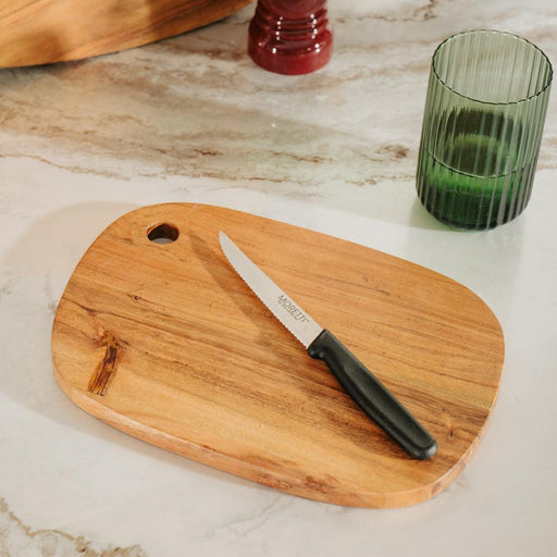 Moretti Serrated Steak Knife Black-Knives