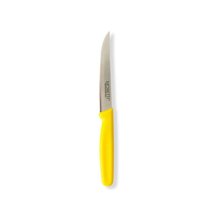 Moretti Serrated Steak Knife Yellow-Knives