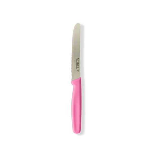 Moretti Serrated Utility Knife Pink-Knives