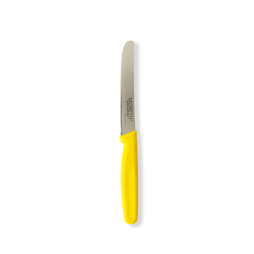 Moretti Serrated Utility Knife Yellow-Knives