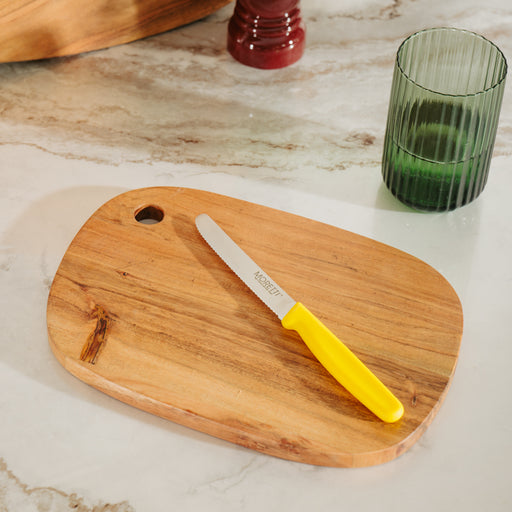 Moretti Serrated Utility Knife Yellow-Knives