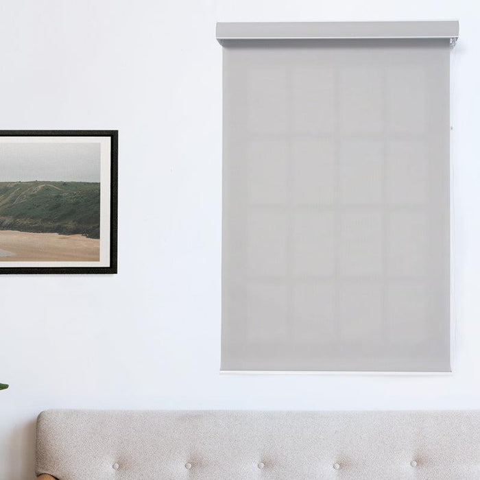 Moretti Sheerweave Roller Blind - Grey-Blinds