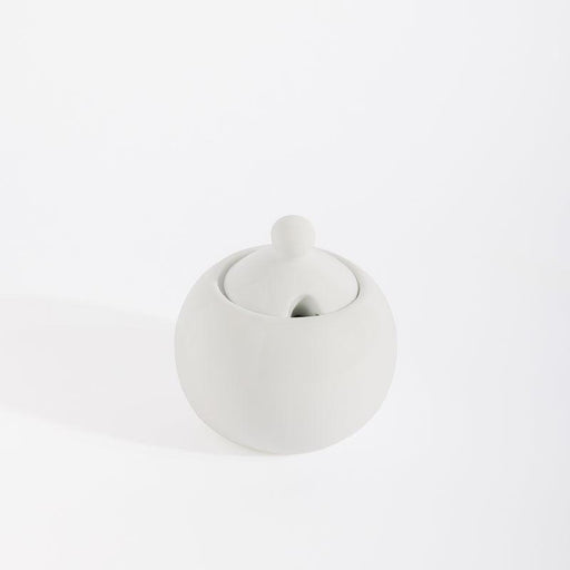 Moretti Sugar Pot - White-Sugar Bowl
