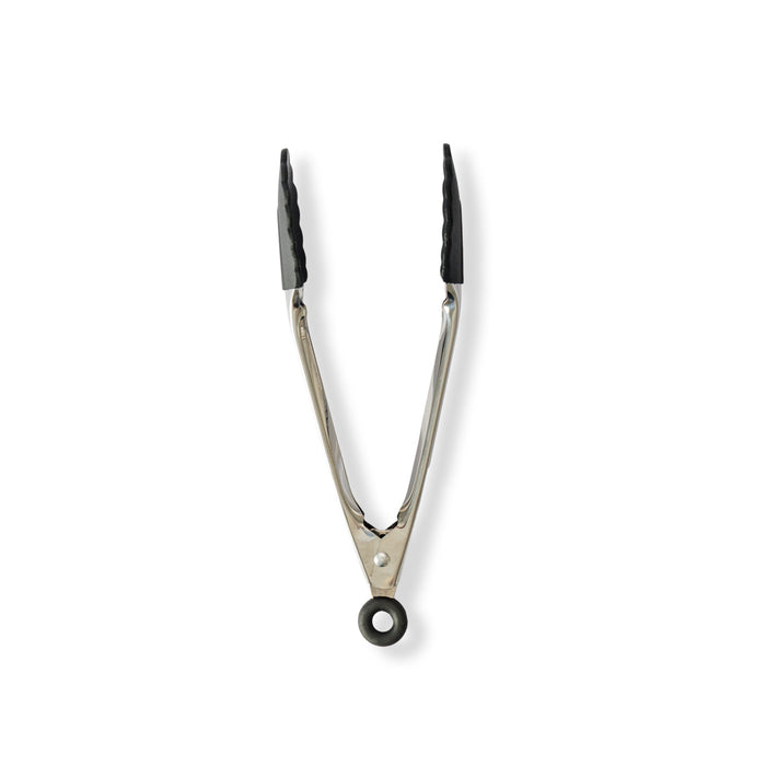 Moretti Tong Silicone Black-Utensils