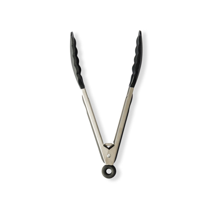 Moretti Tong Silicone Black-Utensils
