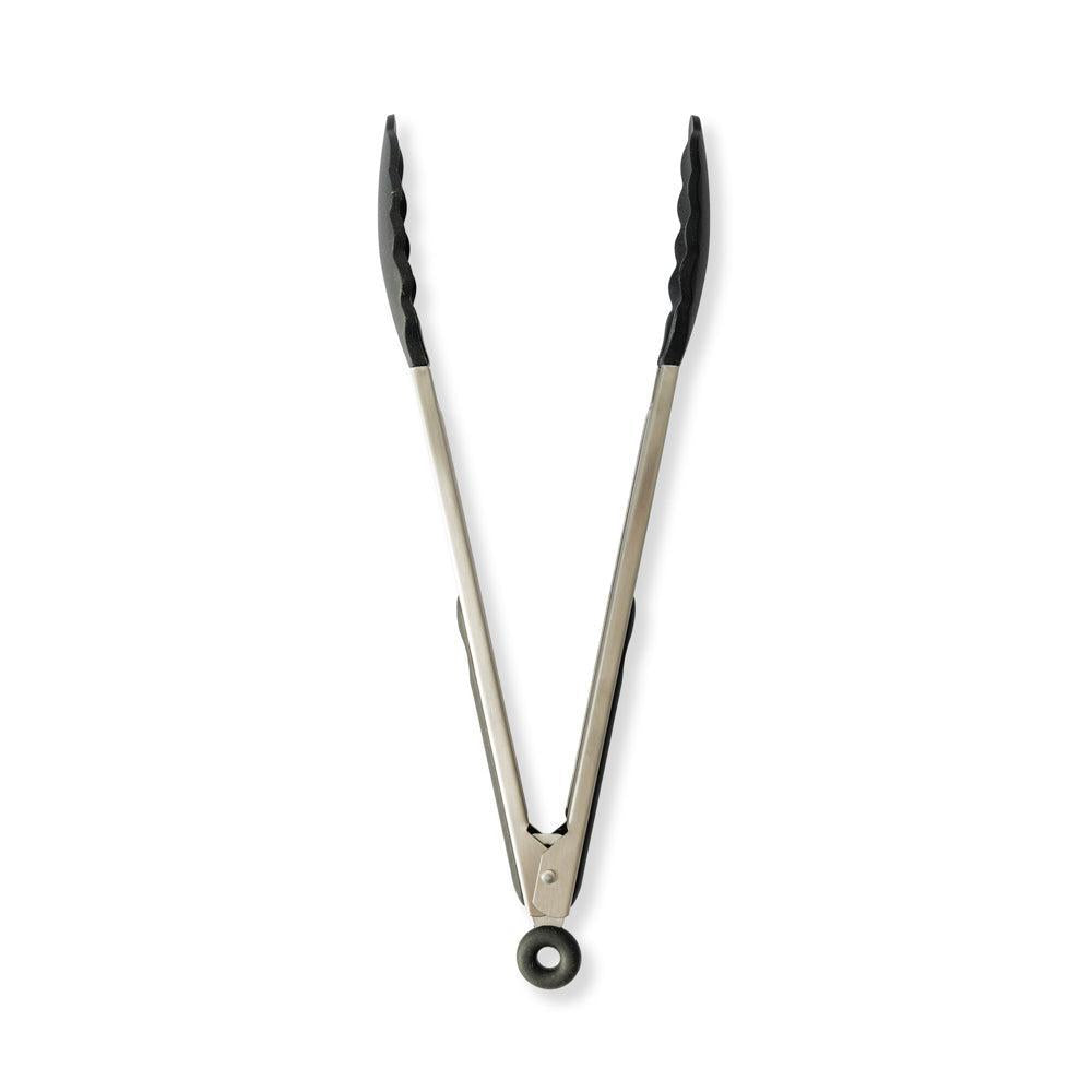 Moretti Tong Silicone Black-Utensils