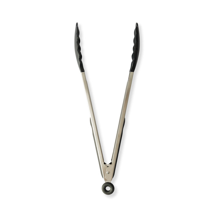 Moretti Tong Silicone Black-Utensils