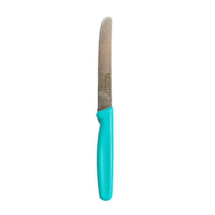 Moretti Pro Utility Knife 4 Inch - Turquoise-KITCHEN