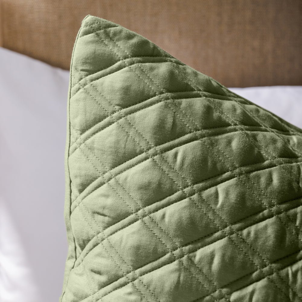 Moss Whisper Soft Premium Cotton Quilt Olive Green-Quilts & Comforters