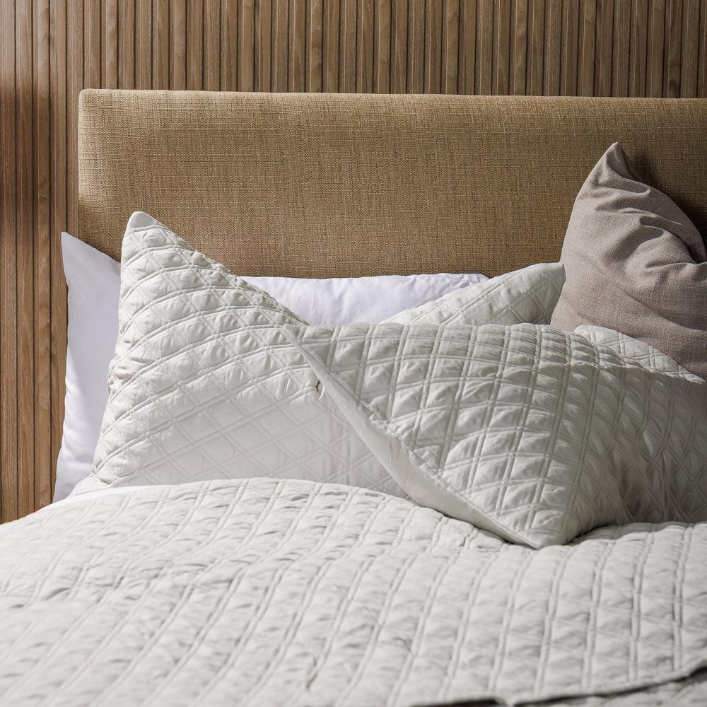 Moss Whisper Soft Premium Cotton Quilt Silver-Quilts & Comforters