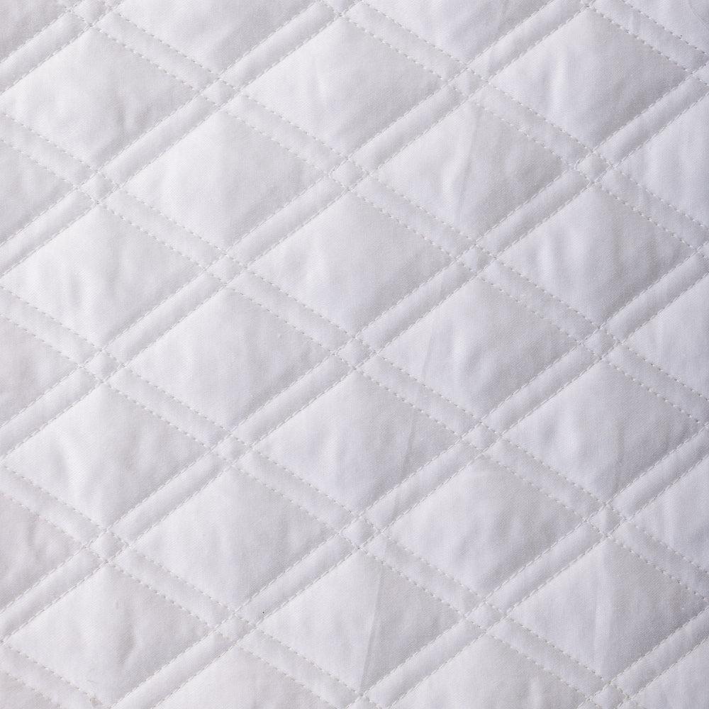 Moss Whisper Soft Premium Cotton Quilt White – Whitehouse