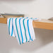 Multistripe Dish Cloths - Red and Blue Set-DISHCLOTH