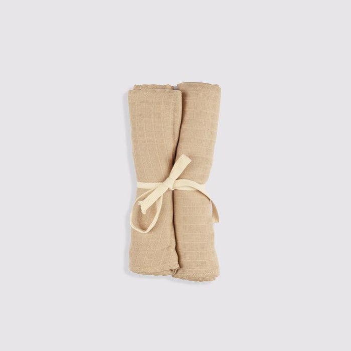 Muslin Swaddle Blanket - Buttercup - 2 Pack-Bedding