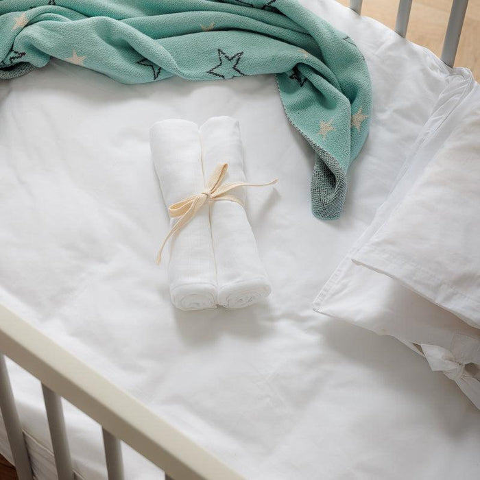 Muslin Swaddle Blanket - Cloud - 2 Pack-Bedding