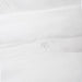 Nest 250 Thread Count Cotton Rich Duvet Cover Set - Pleat Tuck White-LINEN