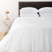 Nest 250 Thread Count Double Tuck Cotton Rich Duvet Cover Set - White-LINEN