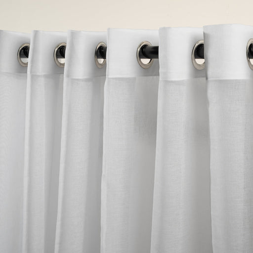 Nest Capri Eyelet Sheer Curtain - Silver