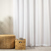Nest Capri Eyelet Sheer Curtain White