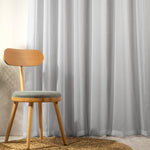 Nest Capri Taped Sheer Curtain Silver
