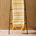 Nest Chenille Throw Mustard