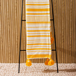 Nest Chenille Throw Yellow