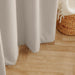 Nest Chevron Ultra Blockout Eyelet Unlined Curtain - Natural-Curtains