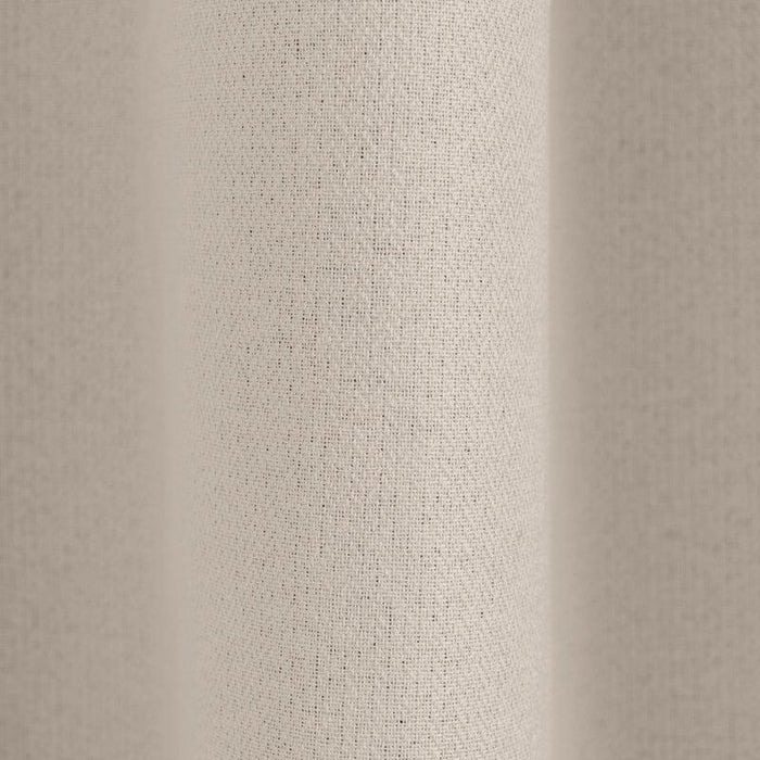 Nest Chevron Ultra Blockout Eyelet Unlined Curtain - Natural-Curtains
