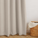 Nest Chevron Ultra Blockout Eyelet Unlined Curtain Natural