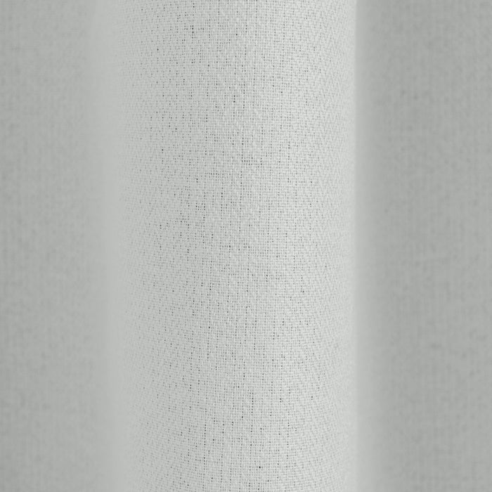 Nest Chevron Ultra Blockout Taped Unlined Curtain Ivory-Curtains