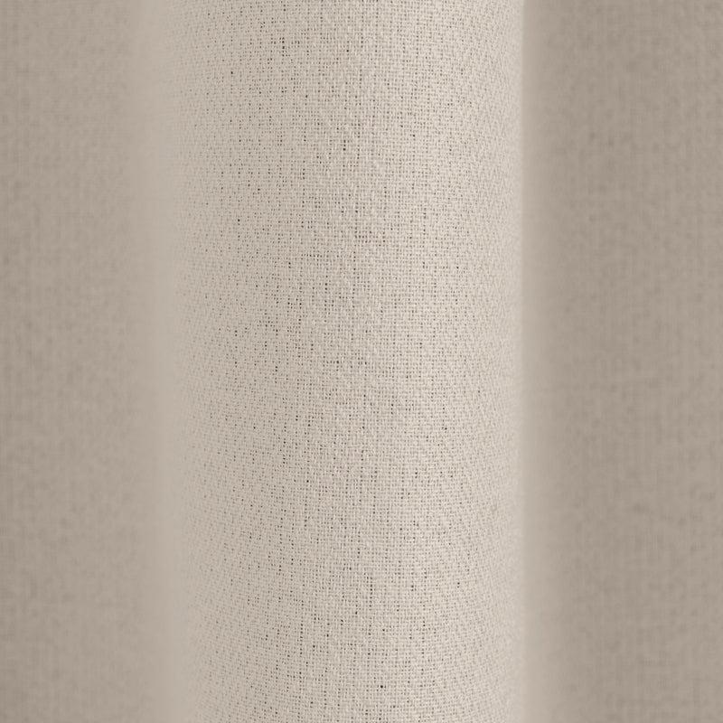 Nest Chevron Ultra Blockout Taped Unlined Curtain - Natural-Curtains