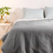 Nest Classic Embossed Bed Cover - Grey-Quilt