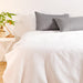Nest Classic Embossed Bed Cover - White-Quilt