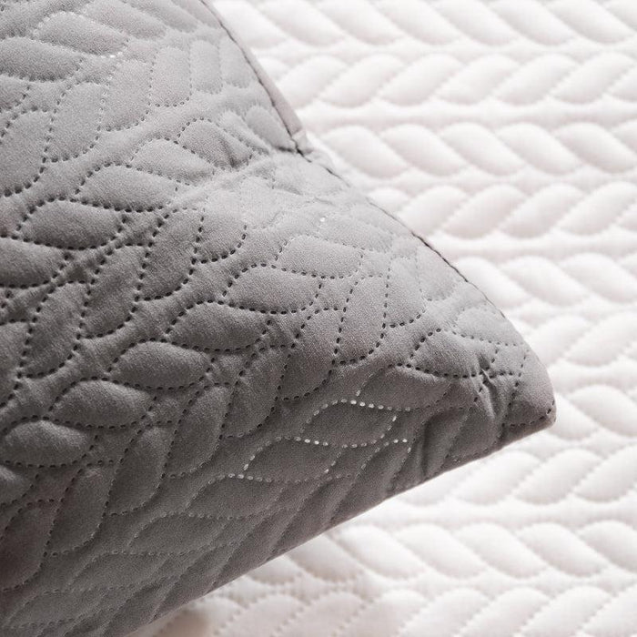 Nest Classic Embossed Pillowcase Pair - Grey-Pillowcase
