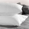 Nest Classic Embossed Pillowcase Standard Pair White