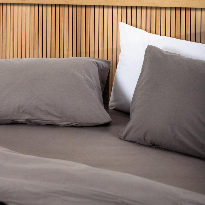 Nest Cloud Collection Duvet Cover Set - Charcoal-Duvet Cover