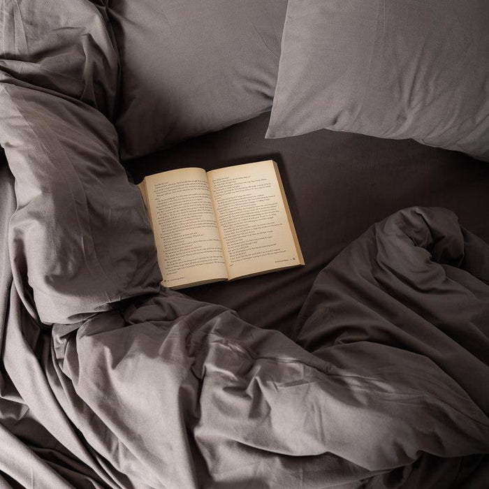 Nest Cloud Collection Duvet Cover Set - Charcoal-Duvet Cover