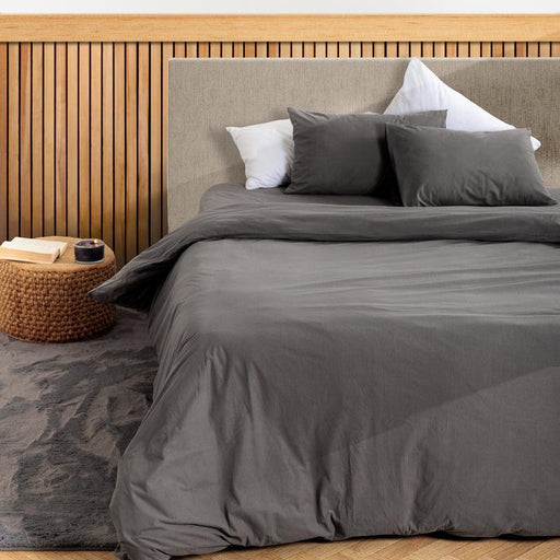 Nest Cloud Collection Duvet Cover Set - Charcoal-Duvet Cover