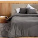 Nest Cloud Collection Duvet Cover Set - Charcoal-Duvet Cover