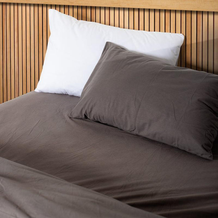 Nest Cloud Collection Fitted Sheet - Charcoal-Fitted Sheet