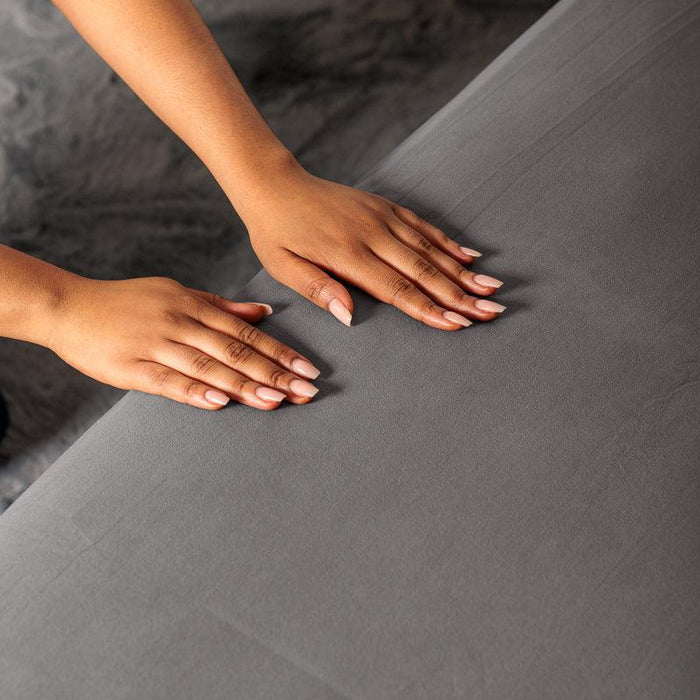 Nest Cloud Collection Fitted Sheet - Charcoal-Fitted Sheet