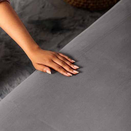 Nest Cloud Collection Fitted Sheet - Charcoal-Fitted Sheet